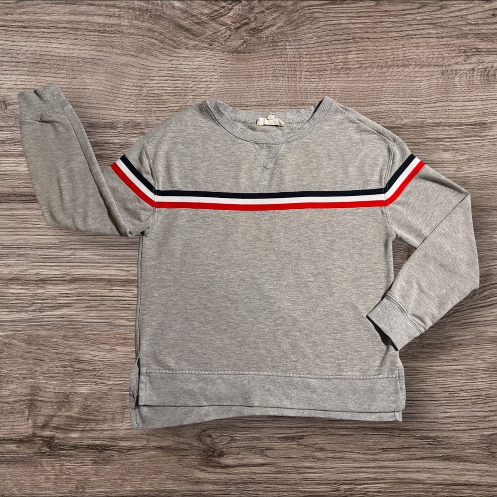 Pink Rose Patriotic Sweatshirt